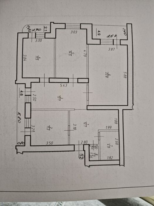 Продається квартира 3х кімната. ГАЛИЧ