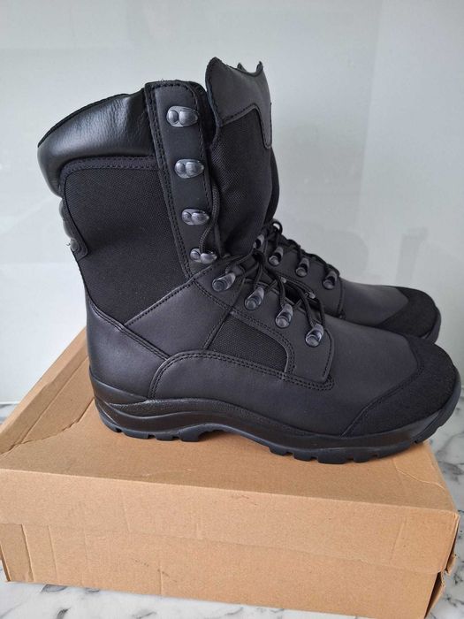 Nowe buty trekkingowe wojskowe Wojas czarne 958M/41, rozmiar 43.
