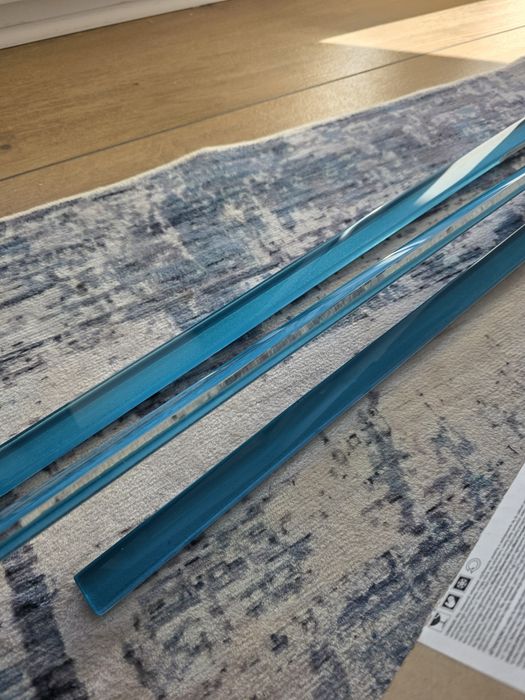 Szklane listwy dekoracyjne border mozaika 2×60 cm 21 szt