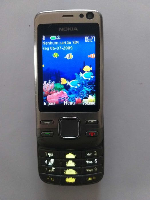 Telemóvel Nokia 6600i slide em bom estado a funcionar e desbloqueado