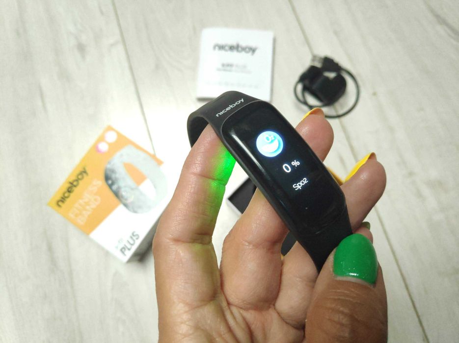 Smartband Niceboy X-fit plus, czarna