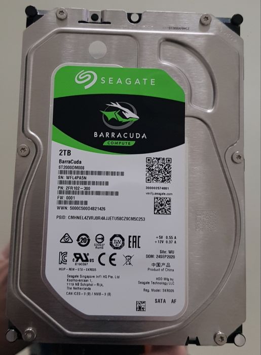 Диск 2 ТБ sata III 3,5" hdd диск серверного типа
