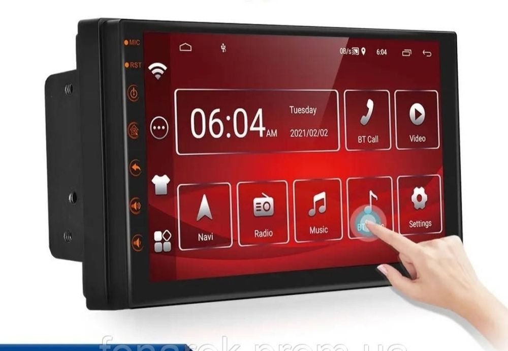 Автомагнітола 2 DIN HD7088 2/16 Гб Android+3D-екран Wifi,gps,блютуз.