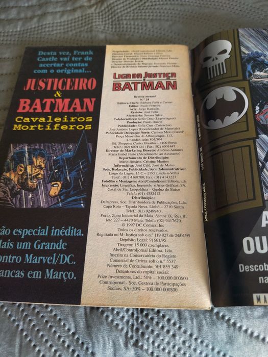 Liga da Justiça e Batman Nrs 23 24 e 25