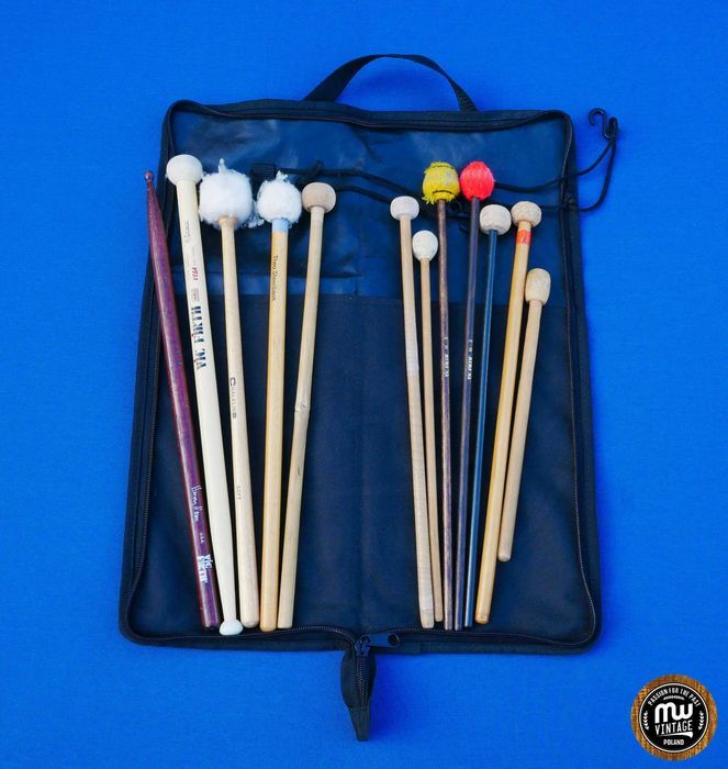 Zestaw każdego perkusisty - pokrowiec + kilkanaście kompletów pałek ‼️