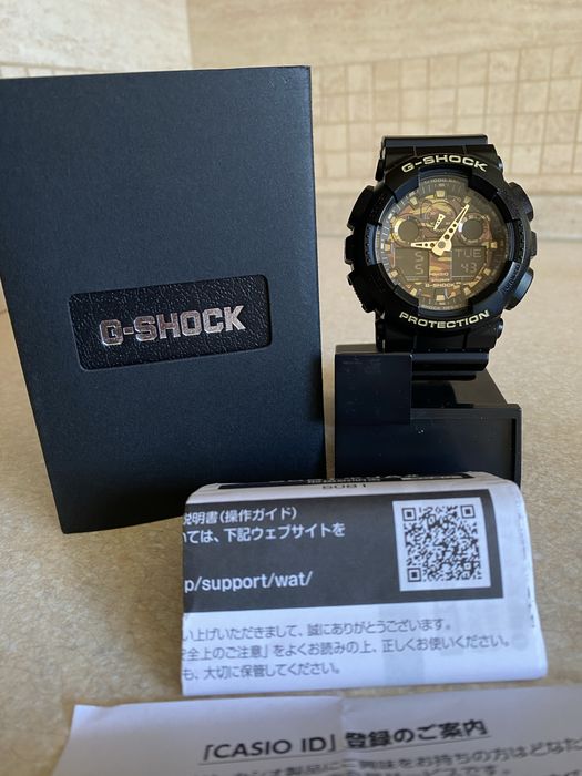 Годинник оригінал Casio G-Shock  GA-100CF-1A9ER  часы