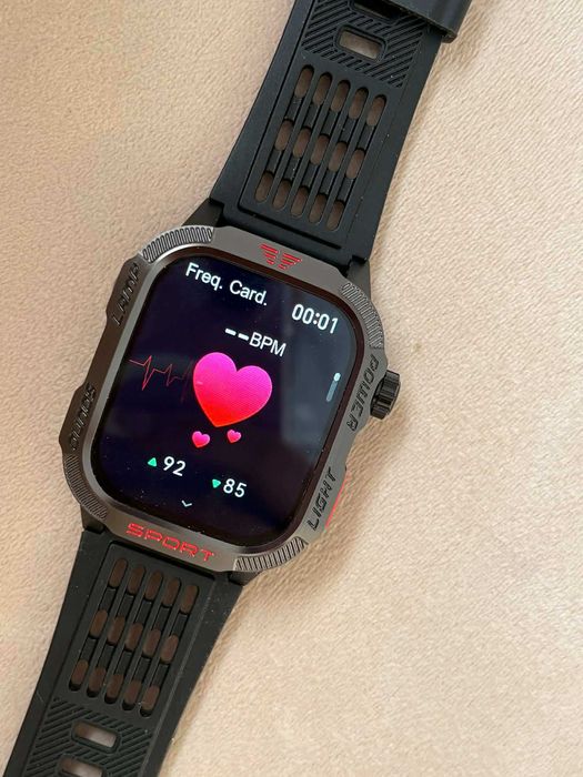 Smartwatch męski czarny