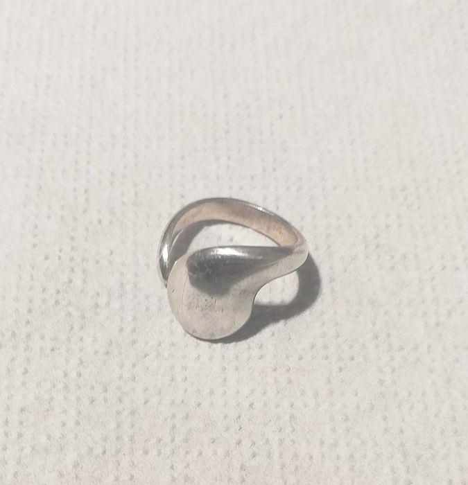 Pierścionek typu swirl Georg Jensen nr 397 Anne Schiang srebro 925