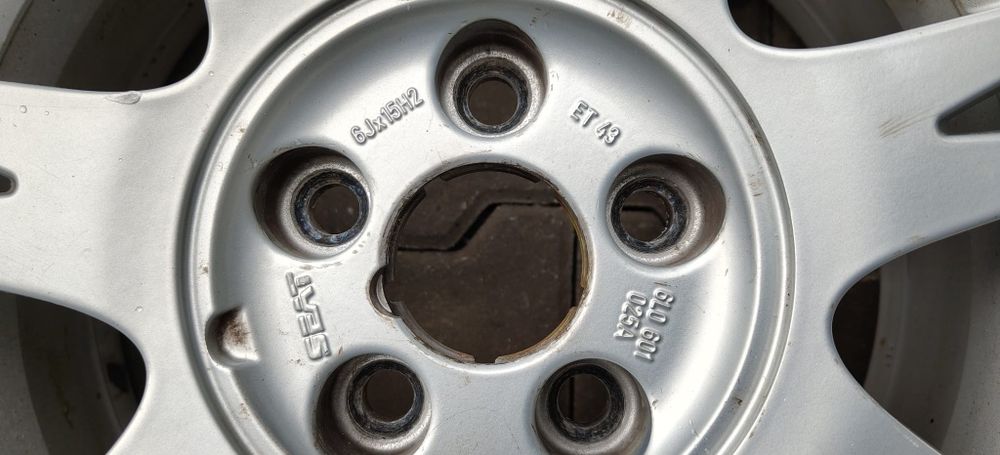 15 5x100 Seat  SKODA VW