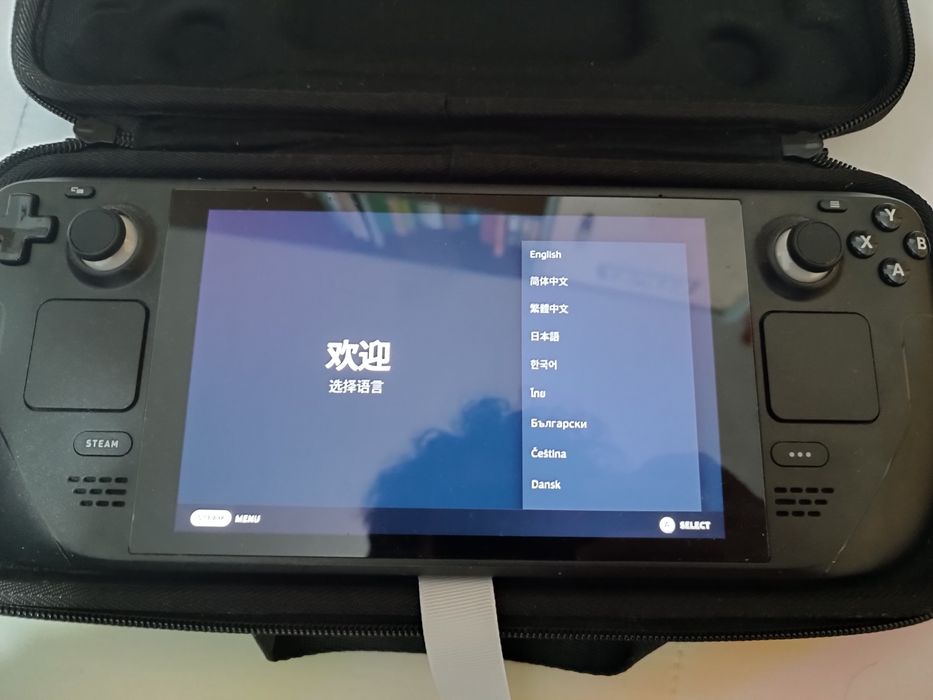 Steam Deck Modelo LCD 256 gbs com cartão 1 TB SD