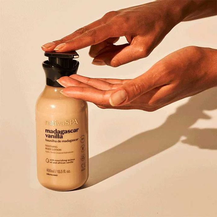 LOÇÃO HIDRATANTE NATIVA SPA BAUNILHA DE MADAGASCAR 400ML