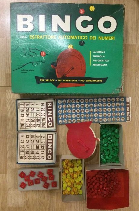 Італійська гра BINGO вінтаж