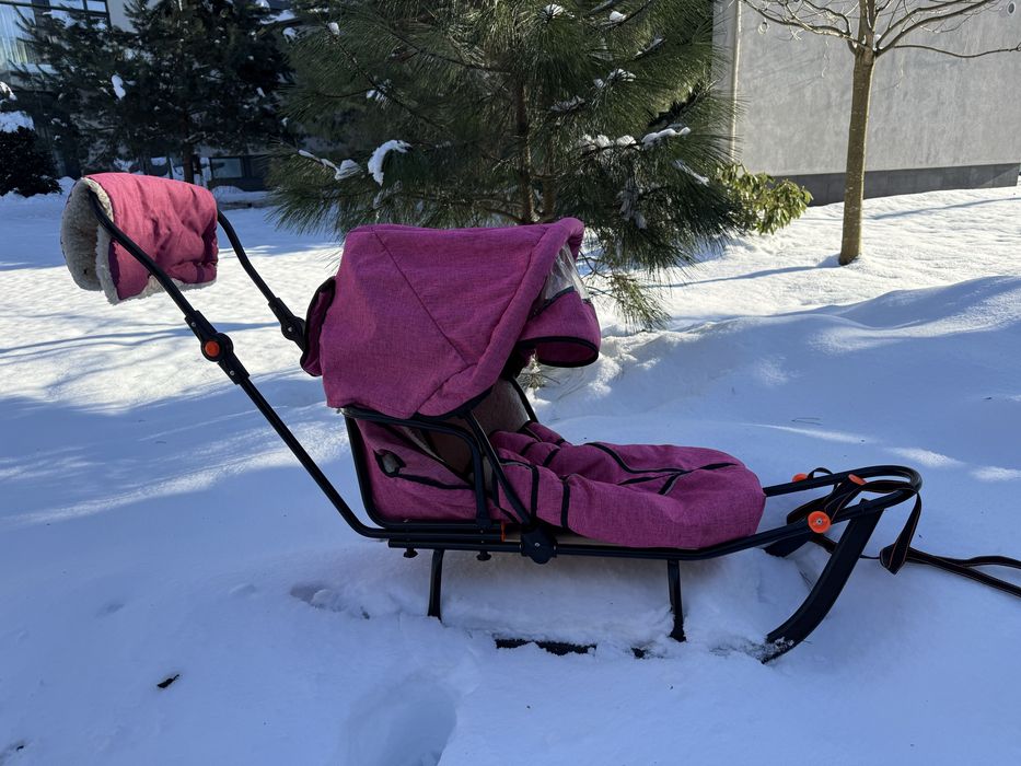 Санки дитячі з теплим конвертом