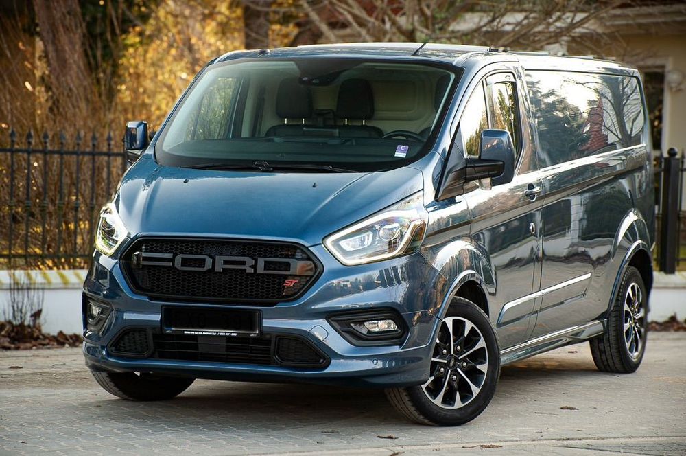 Ford Transit Custom  Sport-Bi Xenon-185Ps-Skrzydełka-Long-Fv23%-1Wł-Bezwypadkowy