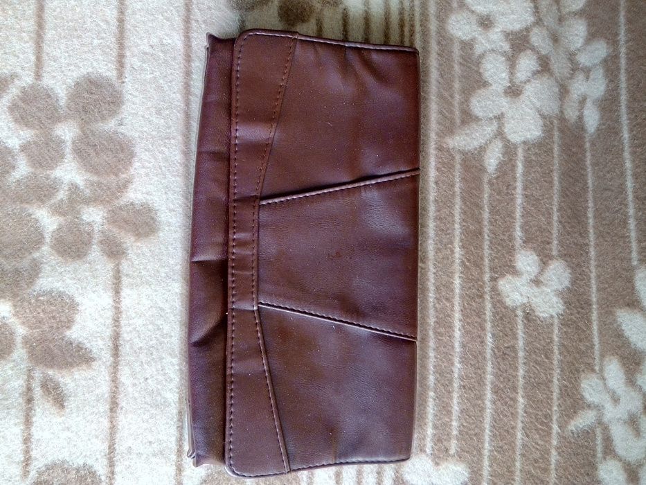 Torebka skórzana kopertówka