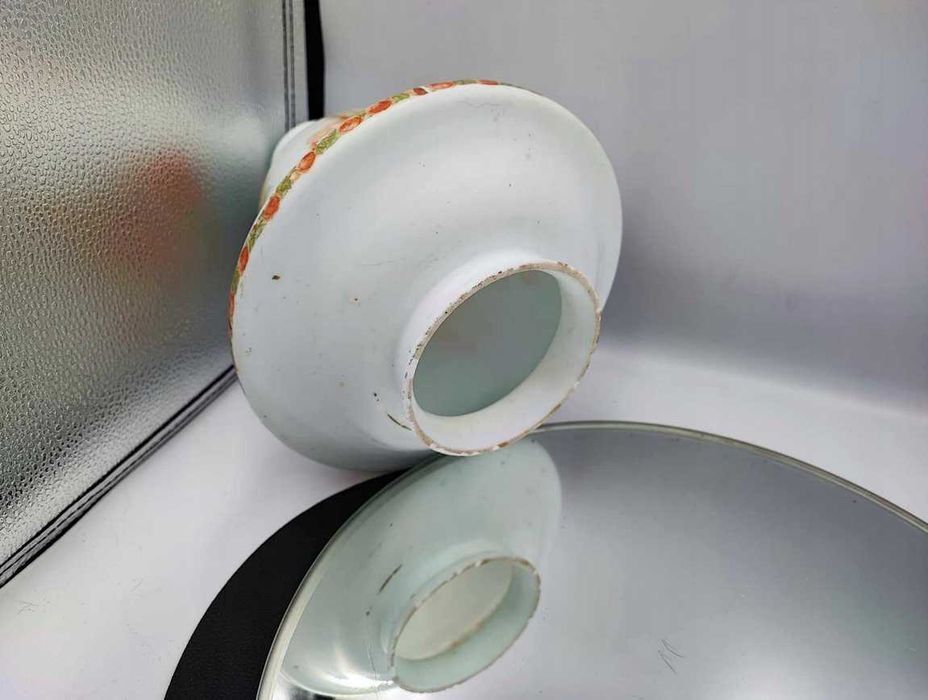 Przedwojenny klosz art deco na plafon,lampa