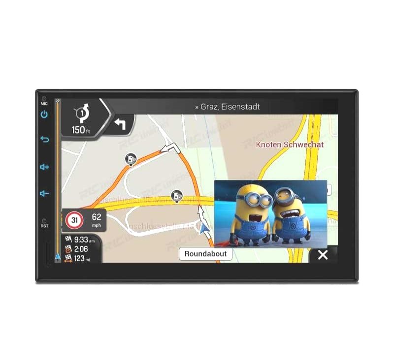 AUTO RADIO 2DIN GPS ANDROID 12 HD 7" TÁCTIL BLUETOOTH USB SD