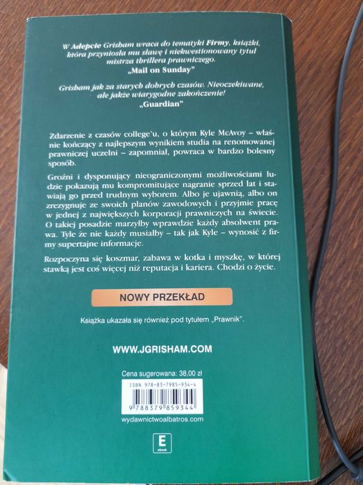 Johna Grisham „Adept”