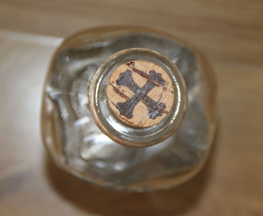 kafarka  bumbu czaszka szkło