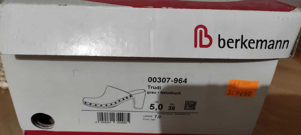 Buty Chodaki Berkemann rozm 38 nowe