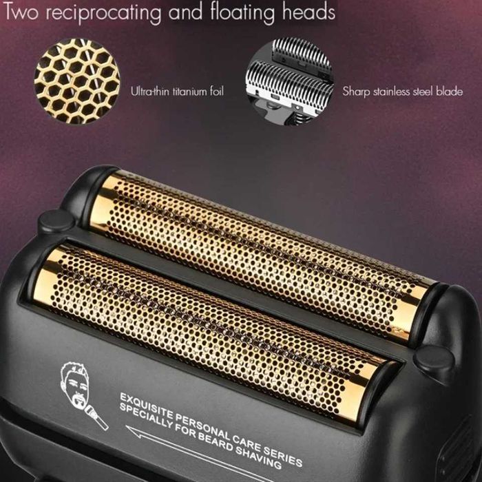 Shaver  profissional WMARK  9000rpm digital lâmina dupla em titânio