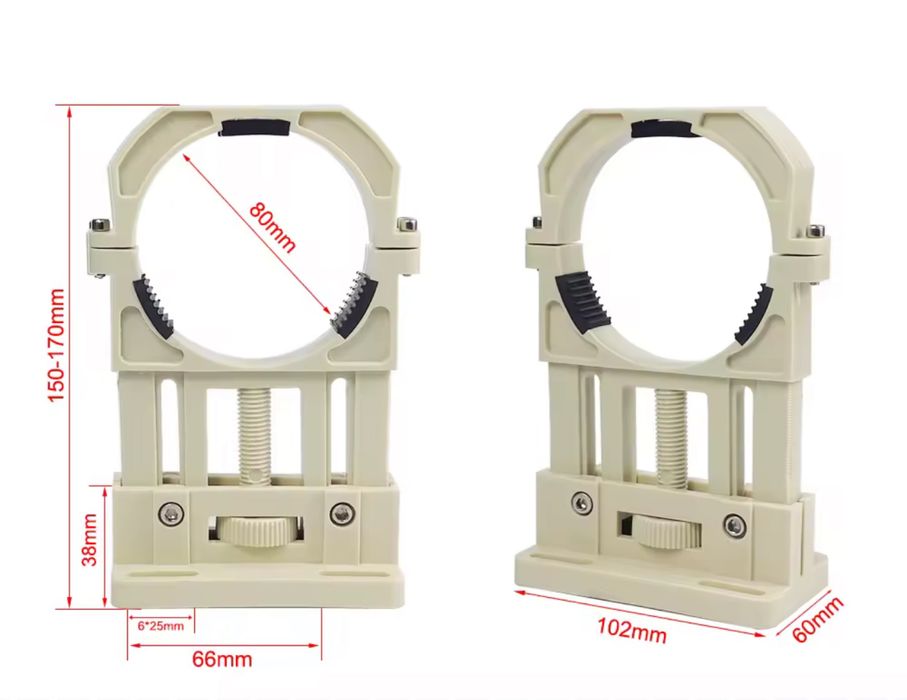 Conjunto de suportes para Laser CO2 75-180W ajustável