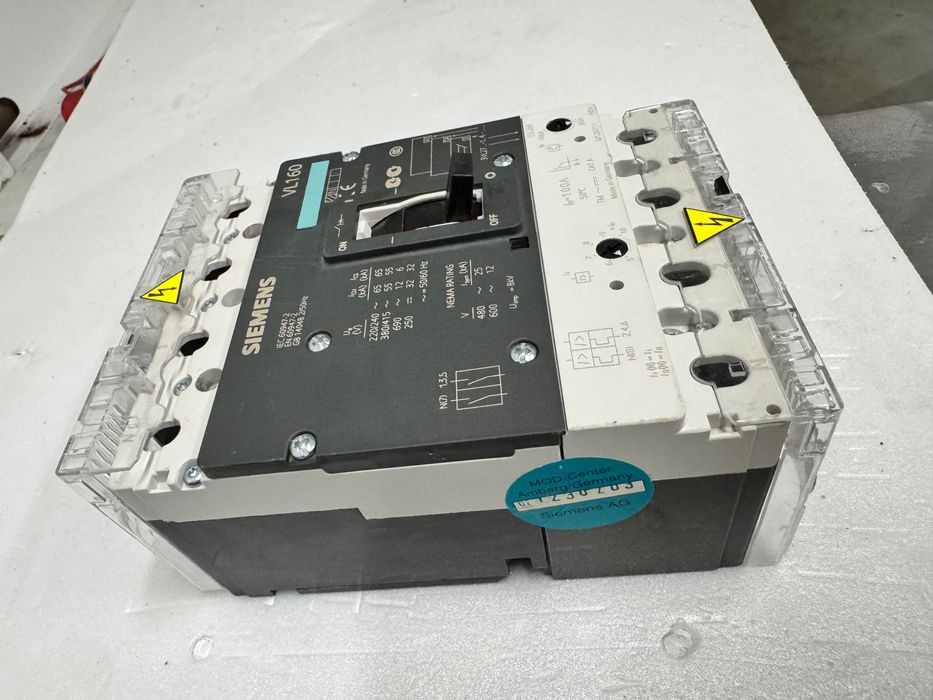 Wyłącznik mocy Siemens VL160
