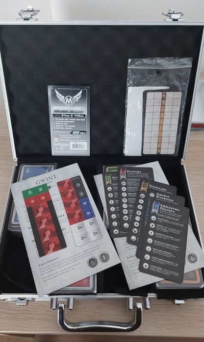 Gwint karty z dodatków do Wiedźmin 3