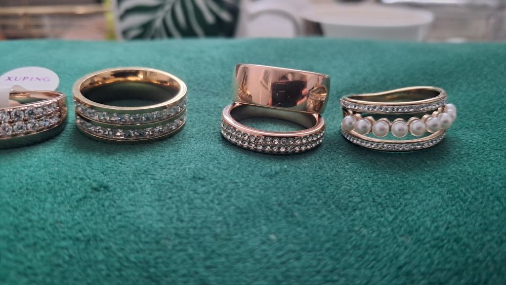 Pierścionki r.7 stal chirurgiczna