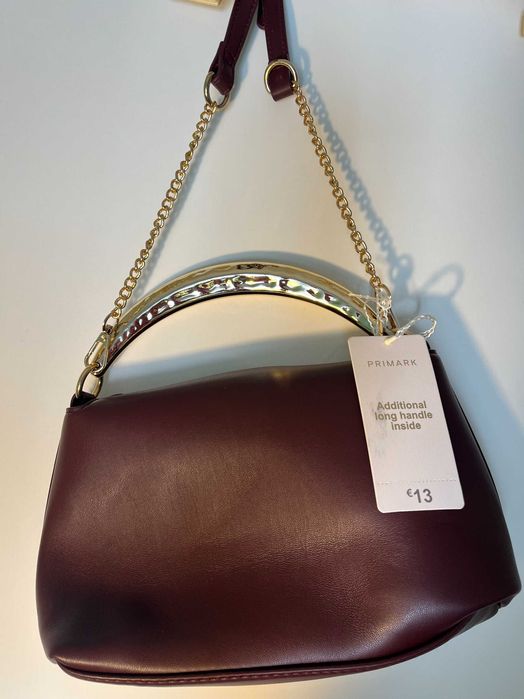 Mala crossbody Bordô