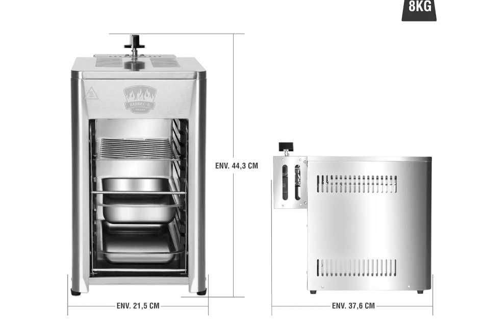 Salamandra Infravermelha a Gás 800°C – Steak Broiler BBQ (Grelhador Top-Heat)