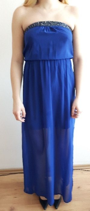 Sukienka ZARA rozm. XS długa elegancka