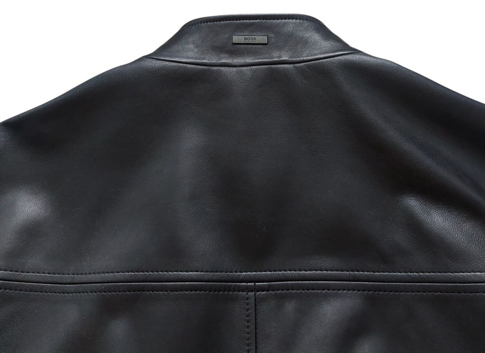 Hugo Boss nowa kurtka skórzana męska r. 52/L