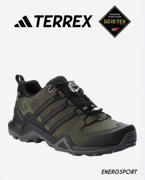 Кросівки 5.850 100% оригінал adidas TERREX SWIFT R2 GTX тактичне ХАКИ