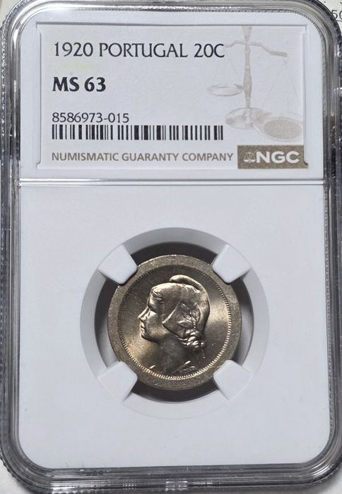 20 centavos 1920 MS63