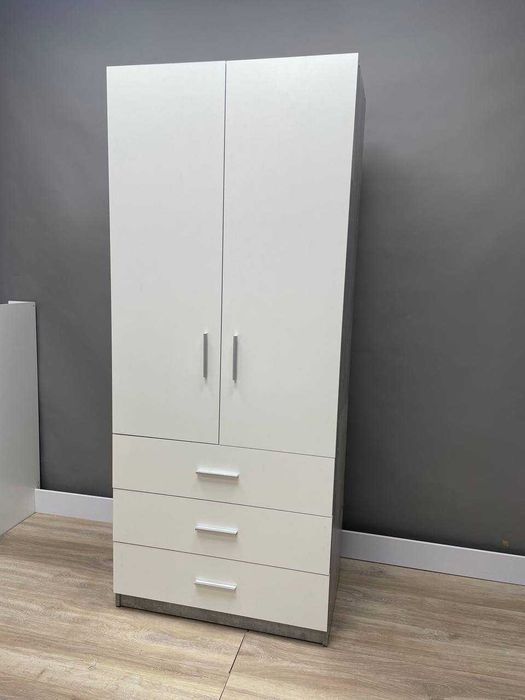 Шафа двохдверна з шухлядами «Вероніка», пенал для спальні, шкафдлядома