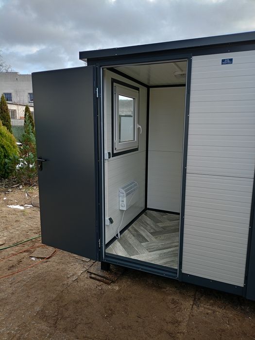 Kontener sanitarny łazienka ogrodowa stróżówki