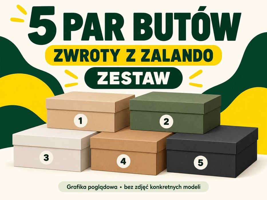 5 par obuwia ze zwrotów Zalando – zestaw