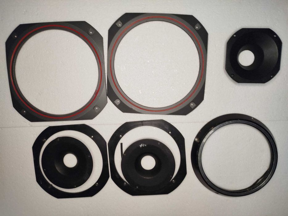 Aluminiowe i plastikowe pierścienie Unitra Tonsil