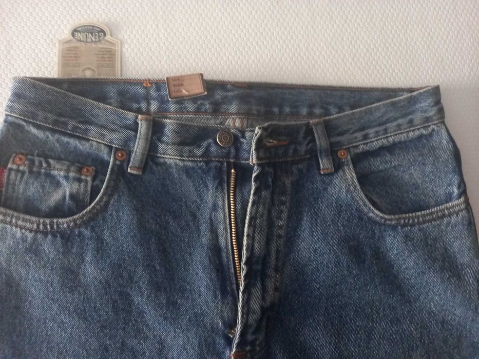 Calças de homem, ganga, marca Tocapi, T42. Novas c/etiq.