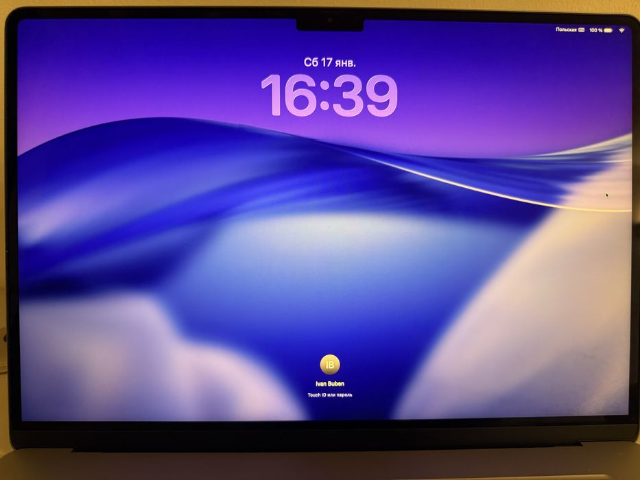 MacBook air 15 m3 16/256 idealny stan