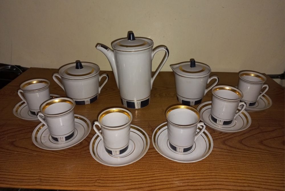 Фарфоровый кофейный сервиз СССР