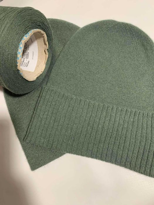 Бактус 100 % Кашемір Косинка Шаль Палантін Шарф шапка біні кашемірова