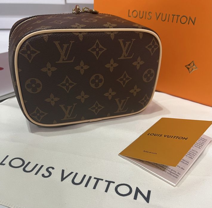 Косметичка Louis Vuitton Nice mini чип NFC Луи Виттон