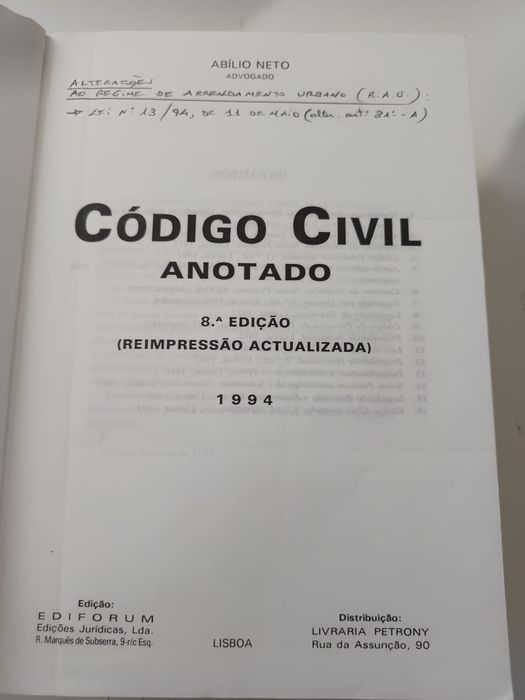 Código civil anotado