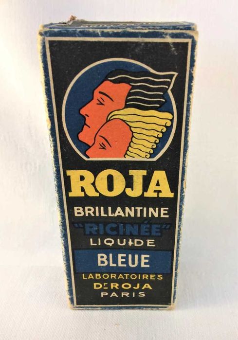 Cartaz publicitário poster cartonado ROJA anos 40 impressão litografia