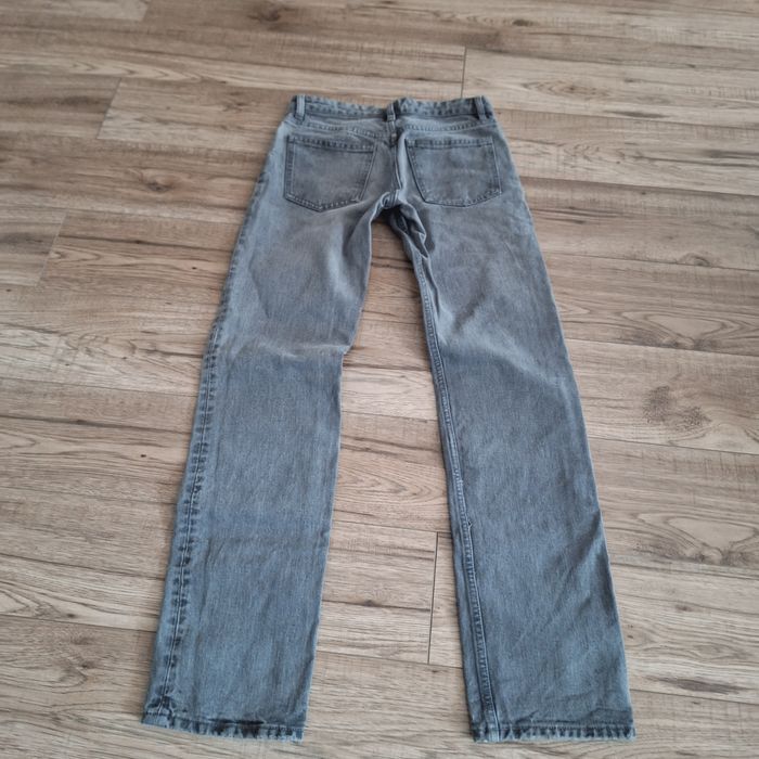 Szare spodnie jeansy marki Zara roz. 34