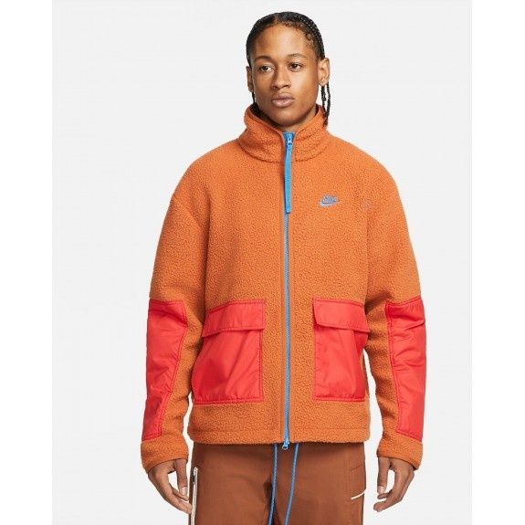 Куртка Nike Fleece Full-Zip Jacket Orange (DD5021-246)