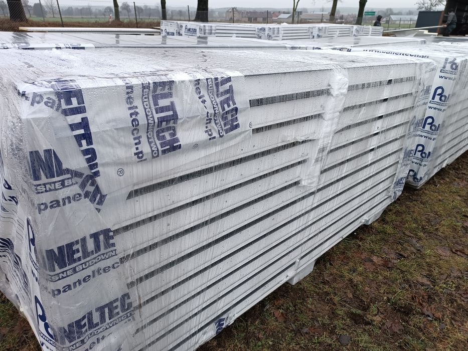 Płyta warstwowa #100mm styropian , kolor grafitowy, 7016