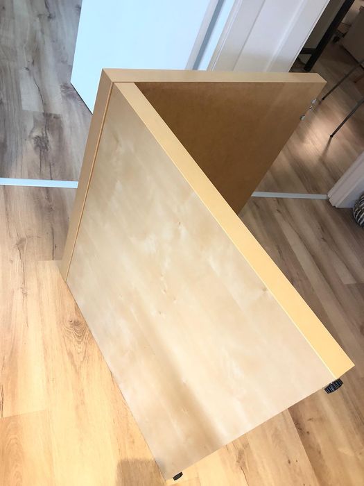 Secretária cor bétula para estante KALLAX